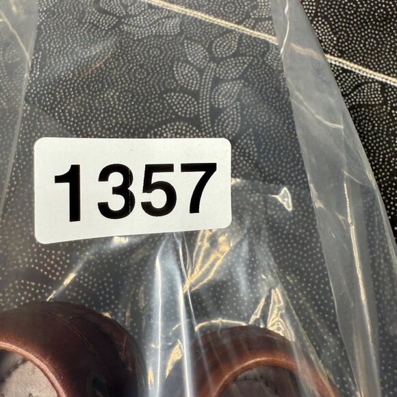 Vintage Bass Mens Leather Boat Shoes Size 9W Brown - Picture 8 of 8